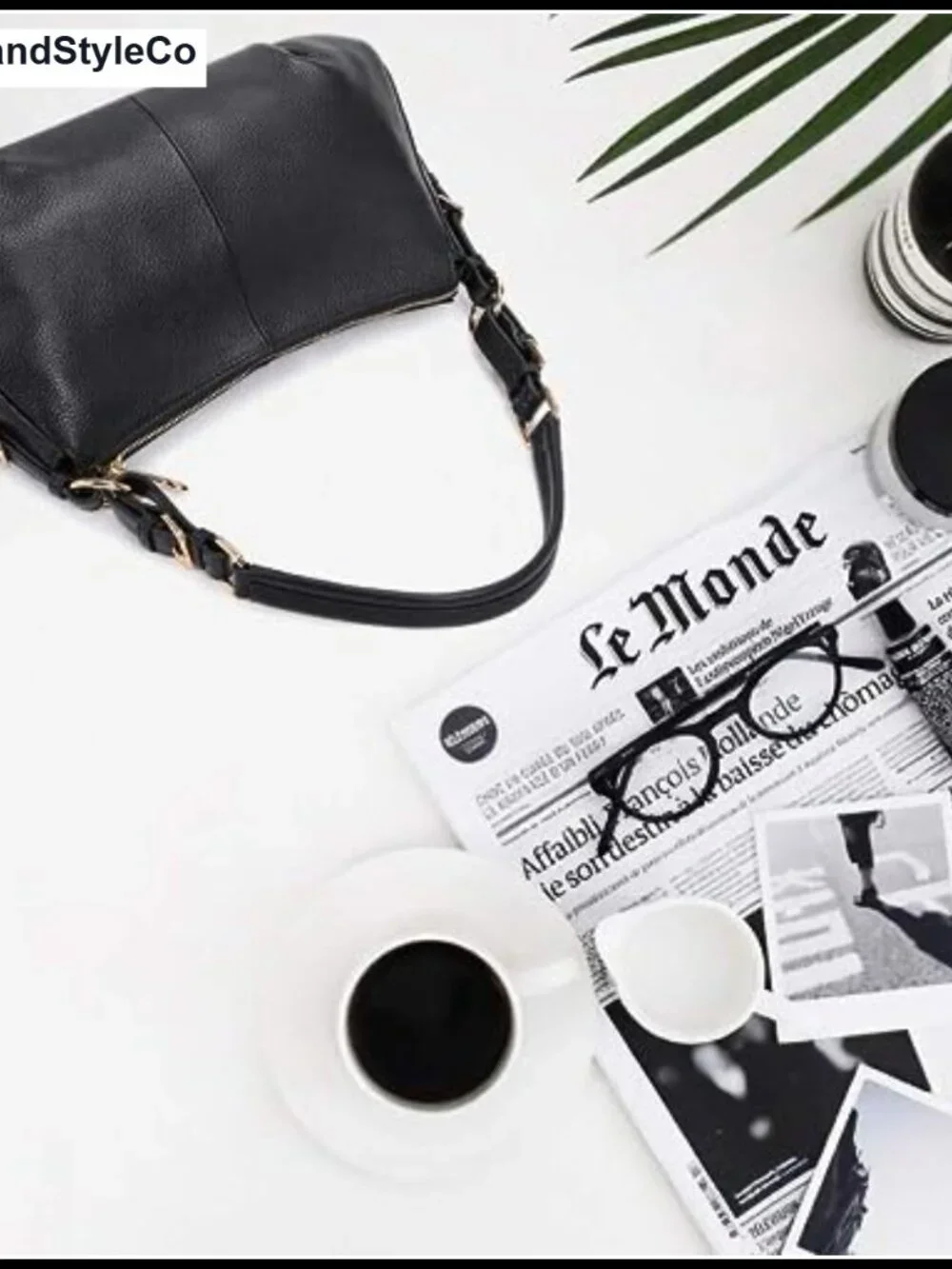 Vintage Leather Hobo Bag for Women with Adjustable Handle